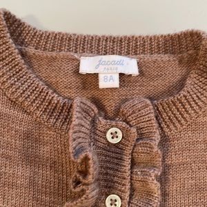 Jacadi Paris: Girls Long Sleeve Sweater / Jumper, Size: 8 (Girls)